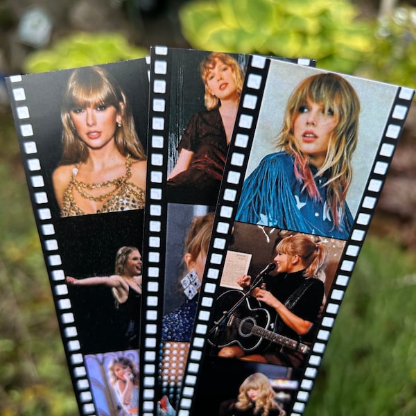 Taylor Swift Bookmarks / Shake It Off / Speak Now / Fearless / Folklore / Reputation / Eras Tour Keepsakes /  Concert Memory Bookmarks
