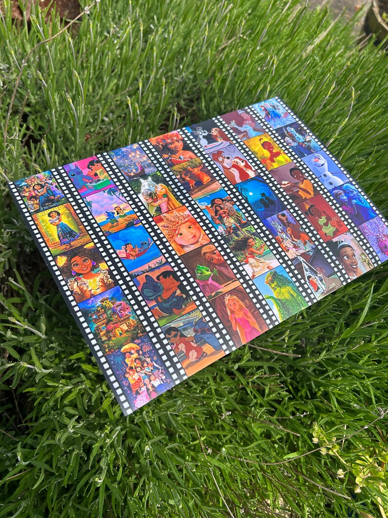 Disney Bookmarks / Disney Inspired Photo Strips / Moana Lilo - Etsy