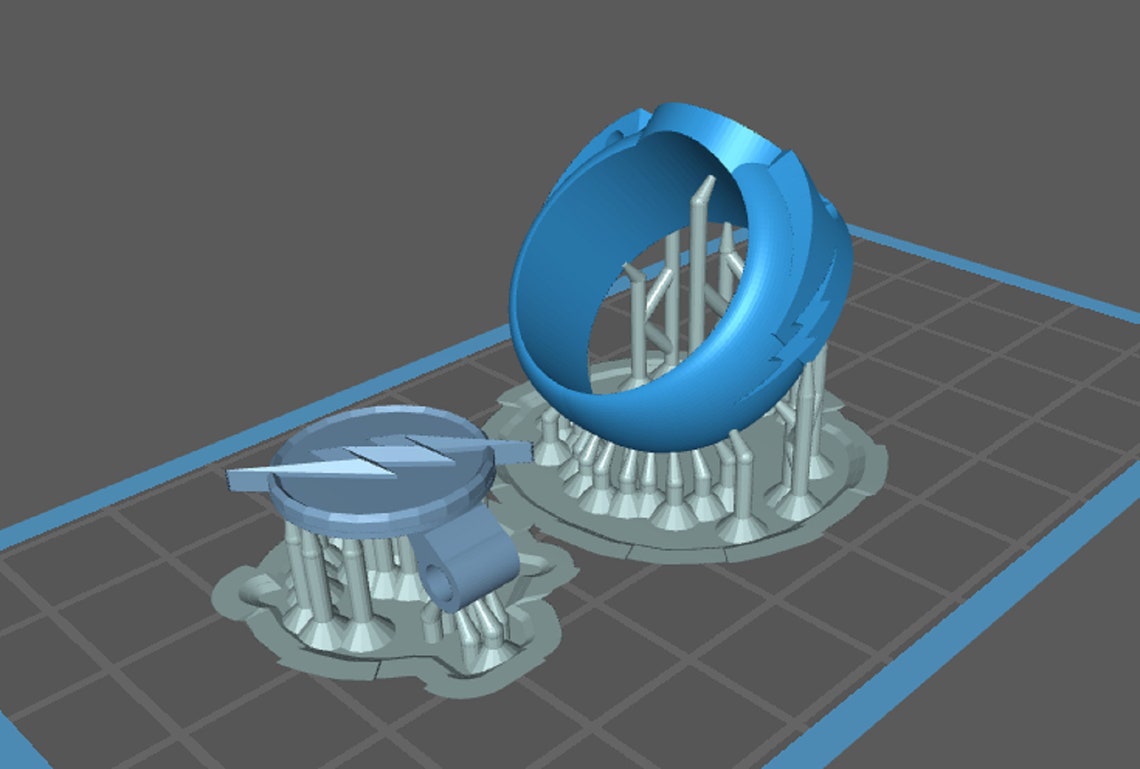 The Flash Ring STL FILE 3D Printing Digital File Instant Etsy