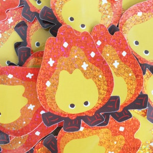Pegatina de Camp Fire Holo