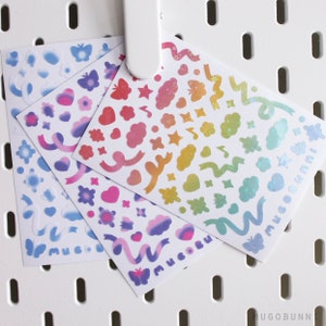 Mini Polco Deko Sticker Bogen: Muster