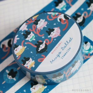 Mugo Ballet Washi Tape Planner Journalling Decoração DIY