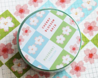 Sakura Grid Washi Tape