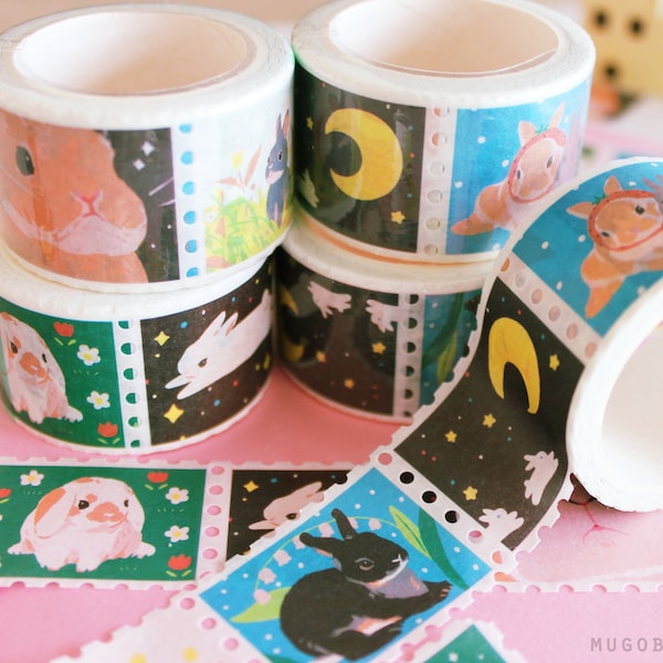 Bunny Rabbit Stamp Washi Tape