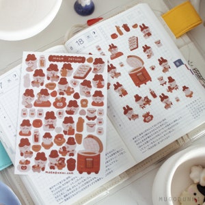 Foglio di adesivi in ceramica Mugo