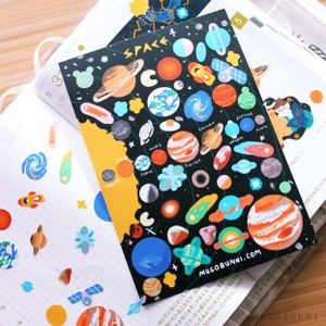 Zonnestelsel Sticker Sheet