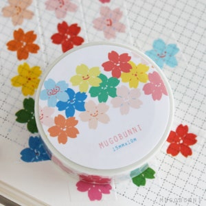 Regenboog Sakura Washi Tape