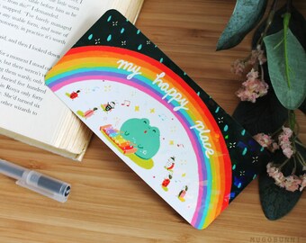 My Happy Place frog Prism Bookmark