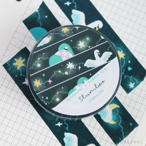 Slumber Artist Collab Washi Tape Planner Journalling Decoração DIY