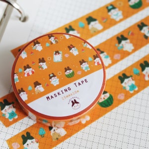 Sommer Mugobunni Hase Washitape Masking Tape für Tagebücher, Tagebücher