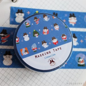 Fita Washi Mugobunni de inverno