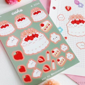 Erdbeere Shortcake Sticker Sheet