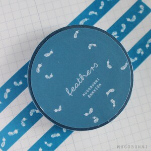 Taśma maskująca Washi Feathers do dzienników, pamiętników i projektów DIY
