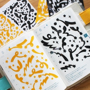 Glittery Stars Sticker Sheets