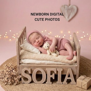 Cute AI Newborn Baby Photos | Professional Adorable Portrait Service | Virtual Baby Photography | 8 Unique Custom Concepts