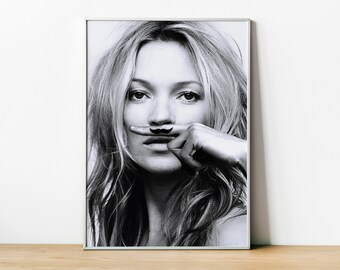 Art Print Poster CANVAS KATE MOSS #70
