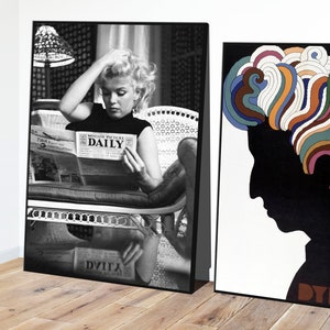 Bob Dylan Psychedelic Poster by Milton Glaser, Bob Dylan Vintage Art Poster, Bob Dylan Poster, American Icon, Bob Dylan, Framed Poster image 5