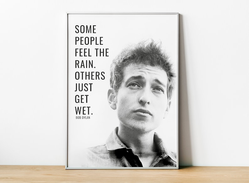 Bob Dylan Quote, Bob Dylan Vintage Art Poster, Bob Dylan Poster, American Icon, Wall Art Home Decor, Digital Download, Inspirational image 4