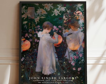 ジョン・シンガー・サージェント - カーネーション・リリー / リリー