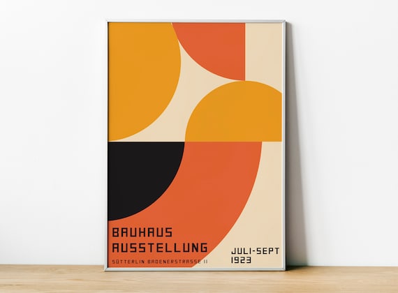 ドイツ建築『BAUHAUS バウハウス』デッサウ財団公式ポスター！y アート