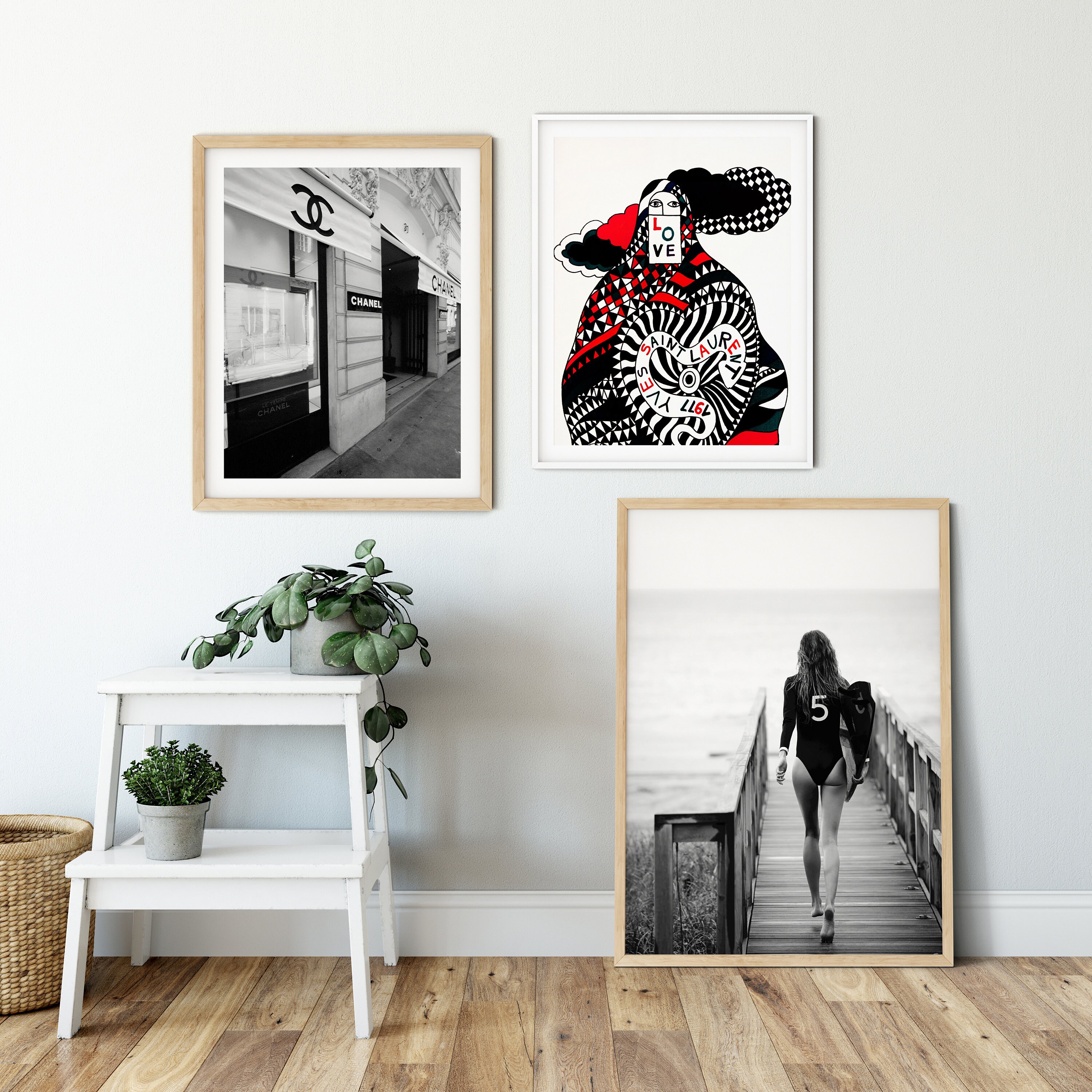 Ysl Love 1977 Yves Saint Laurent Wall Art Home Decor YSL Etsy