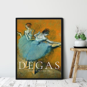 Edgar Degas Print, Dancers At The Barre, Fine Art Print Ballet Poster Degas, Home Decor, Fine Art Print, Degas Framed, Degas Reproduction