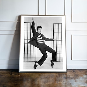 Elvis Presley Poster Print, Elvis Vintage Photography, Elvis Presley, The King, American Icon, Wall Art Home Decor, Elvis Framed Poster