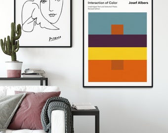 Josef Albers, Exhibition Poster, Interaction of Color