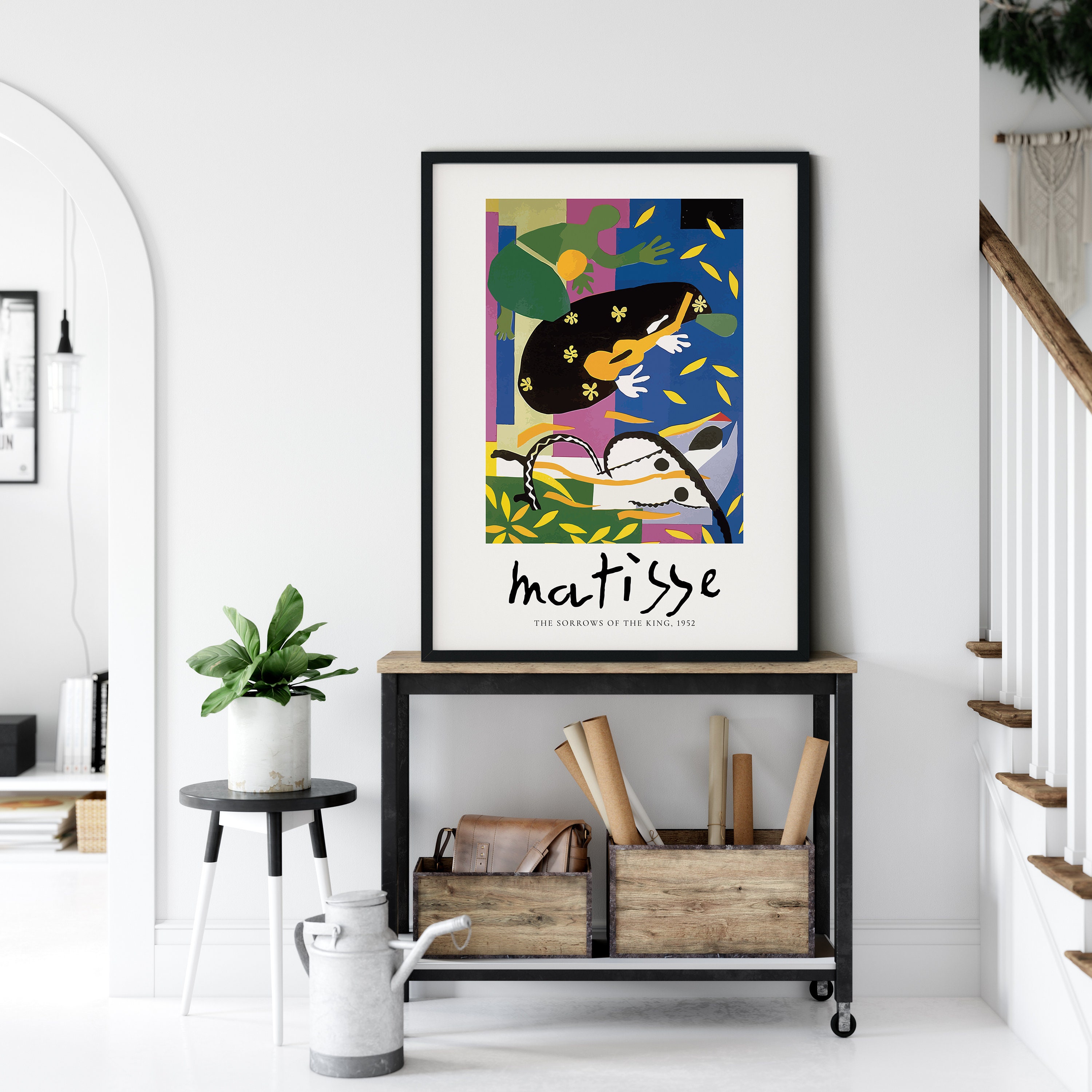 マティス「王の悲しみ」展ポスター、現代アートプリント（デジタル