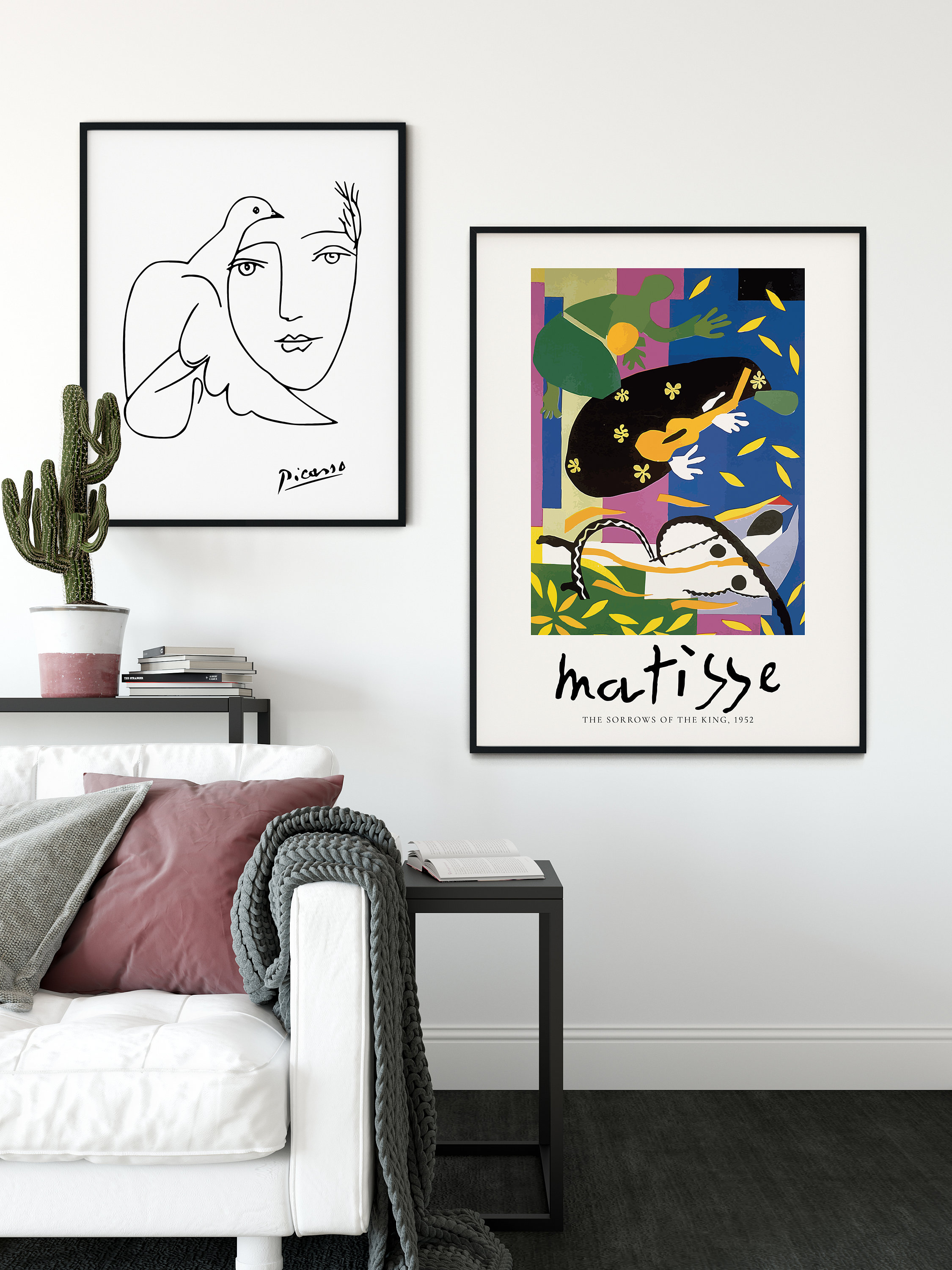 マティス「王の悲しみ」展ポスター、現代アートプリント（デジタル