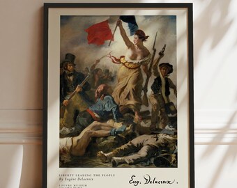 ウジェーヌ・ドラクロワ『民衆を導く自由の女神』（1830年7月革命