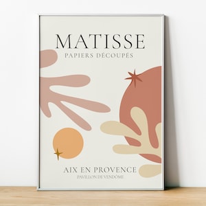 Henri Matisse, Papiers Decoupes, Paper Cutouts, Matisse Framed Print, Wall Art Prints, Matisse Forms, wall decor, Shapes Art Print