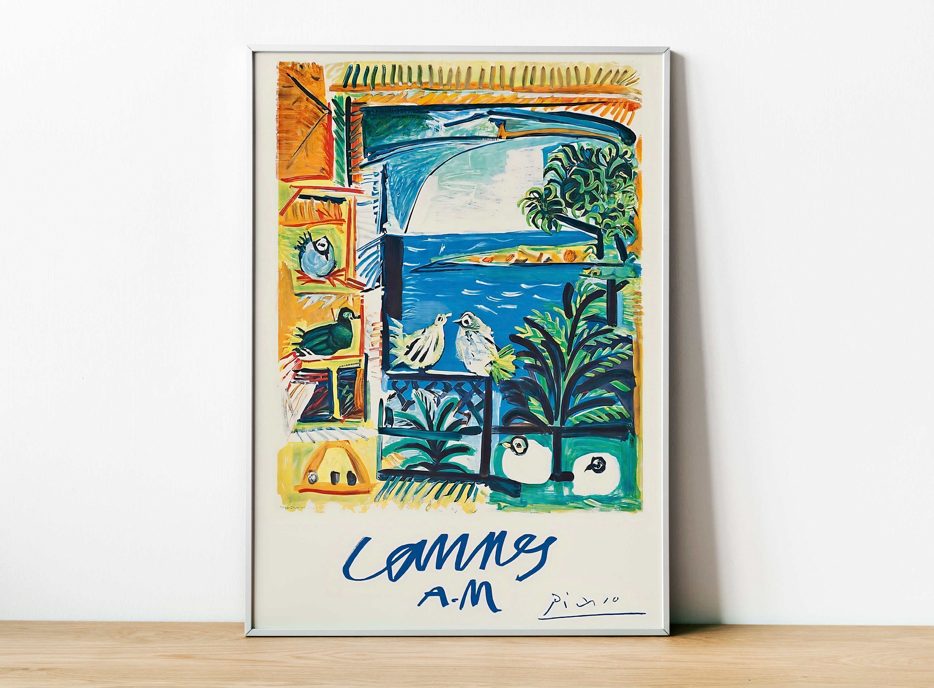 Pablo Picasso CANNES A.M., Print, Picasso Art, Lithograph in