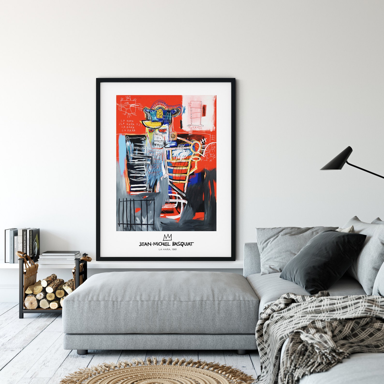 Jean-Michel Basquiat Poster La Hara 1981 Pop Art Abstract | Etsy