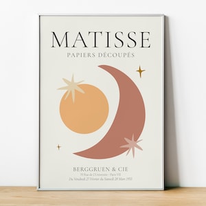 Henri Matisse, Papiers Decoupes, paper cutouts, Matisse Framed Print, wall art print, Matisse Forms, wall decor, Shapes Art Print