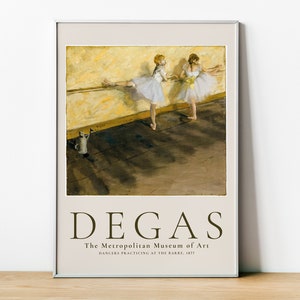 Edgar Degas Print, Dancers Practice At The Barre, Fine Art Print Ballet Poster, Home Decor, Fine Art Print, Degas Framed,Degas Reproduction