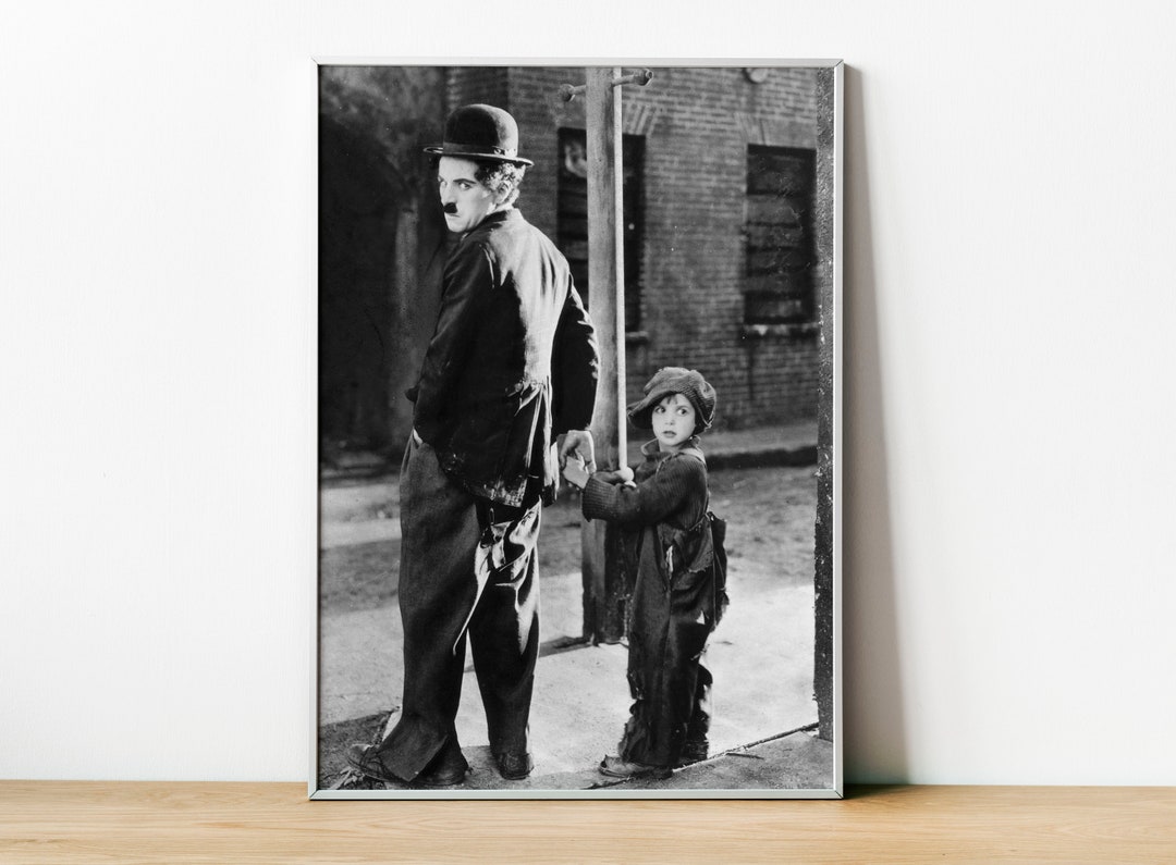 Charlie Chaplin Print,the Kid, Charlie Chaplin Photography, Charlie ...