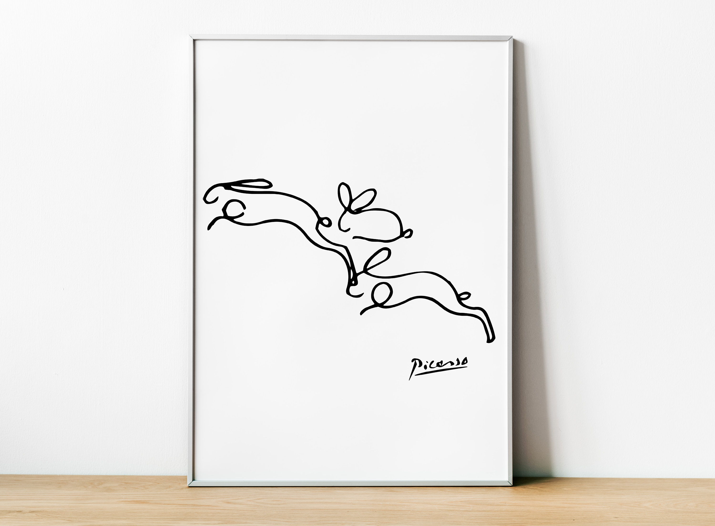 Picasso rabbit - Etsy 日本