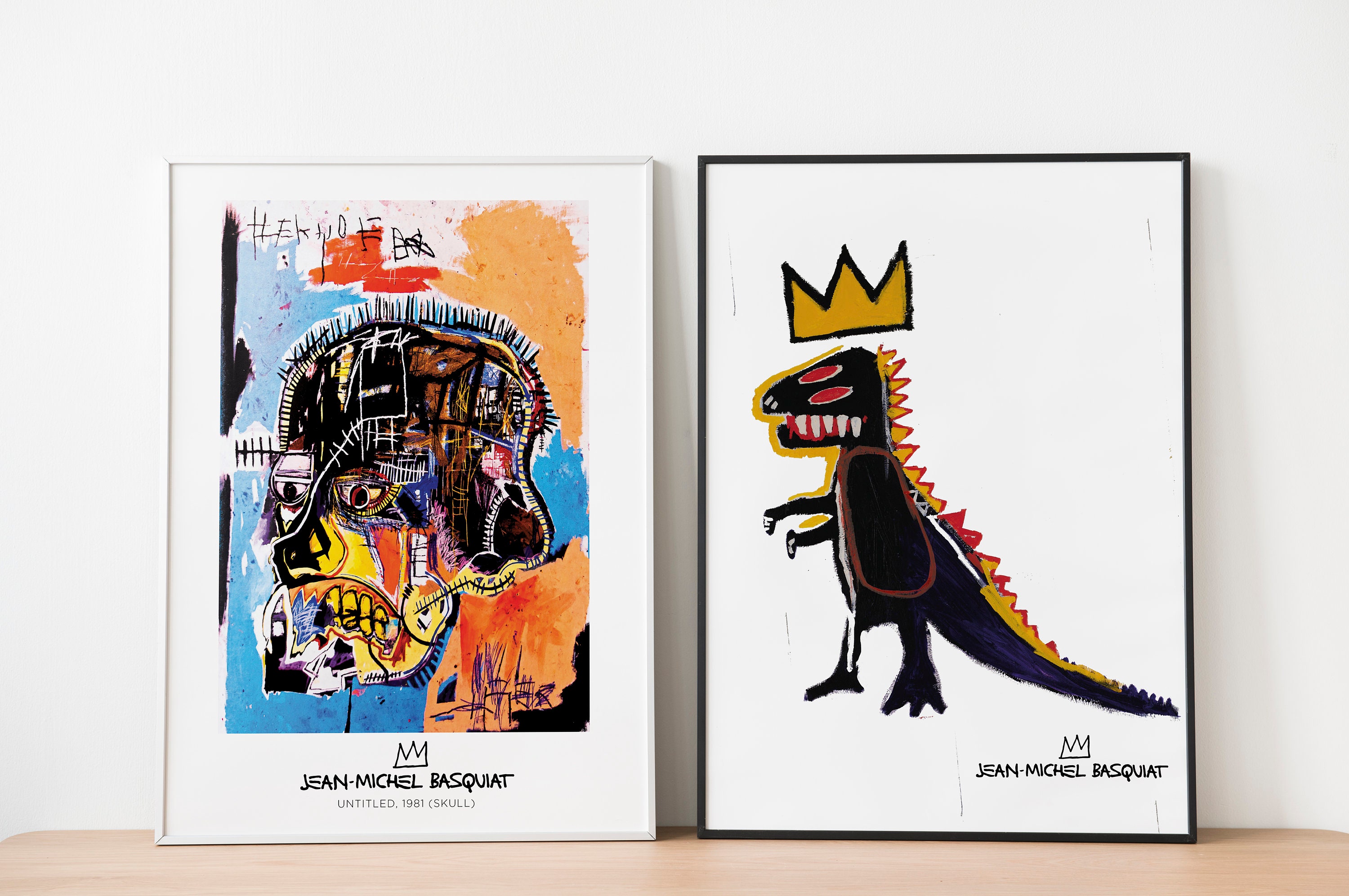 Jean-michel Basquiat Poster, Skull 1981, Pop Art, Digital