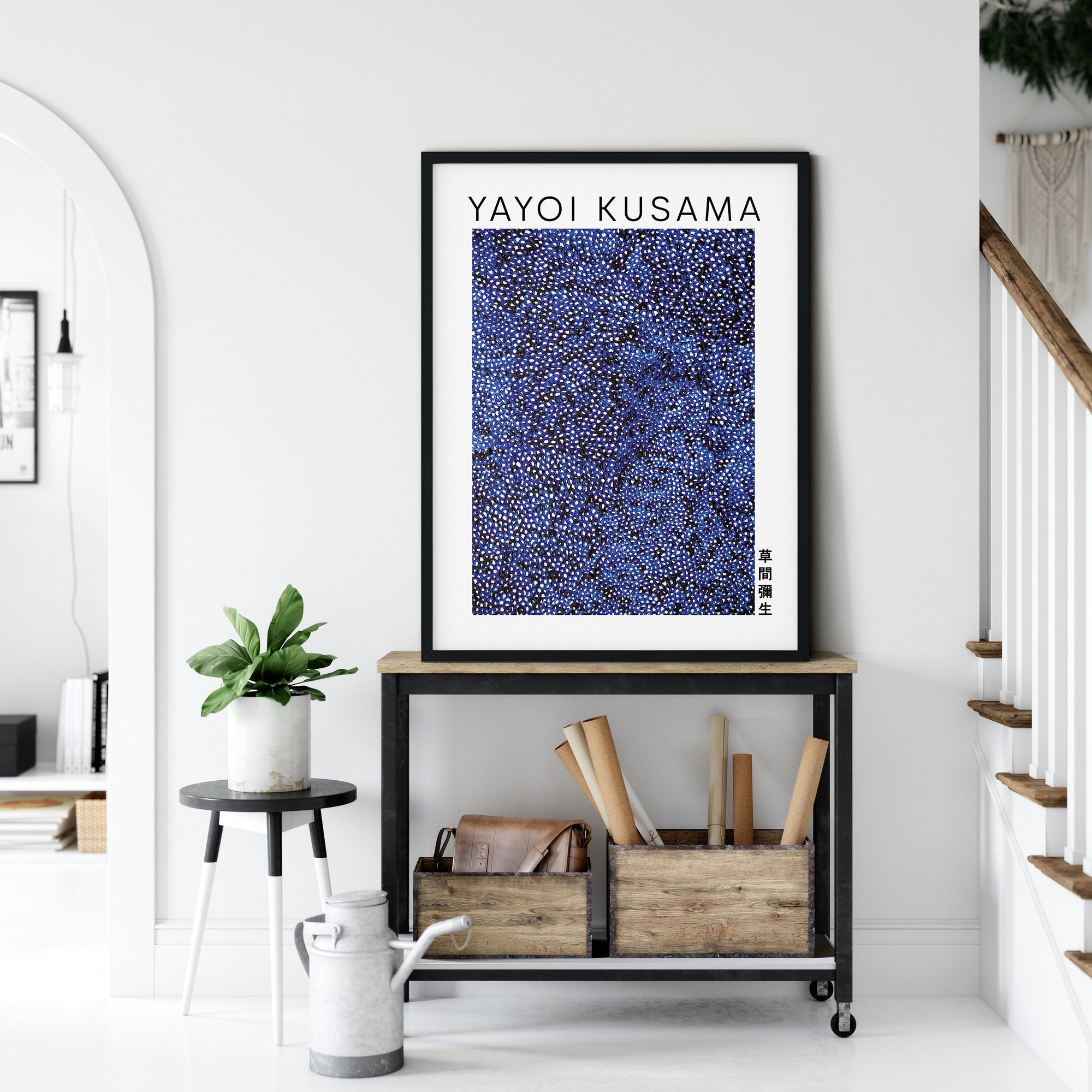Yayoi Kusama Infinity Nets Blue, Yayoi Kusama Poster