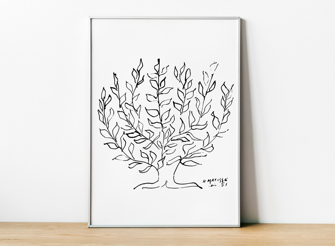 Matisse Print La Platane the Plain Tree 1951 Serigraph Henri