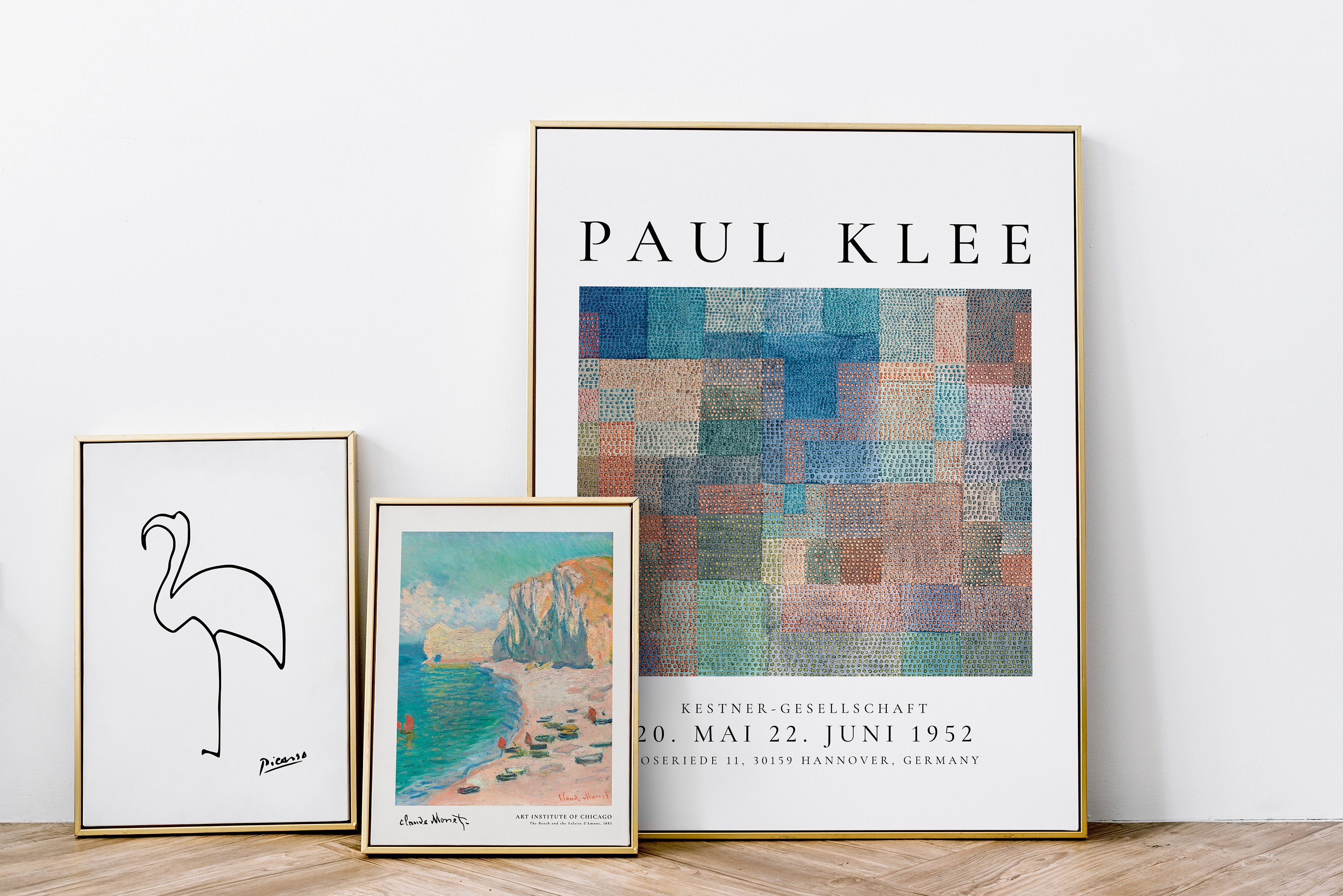 Paul Klee Exhibition Poster, Polyphony, MOMA, German Modernism Art