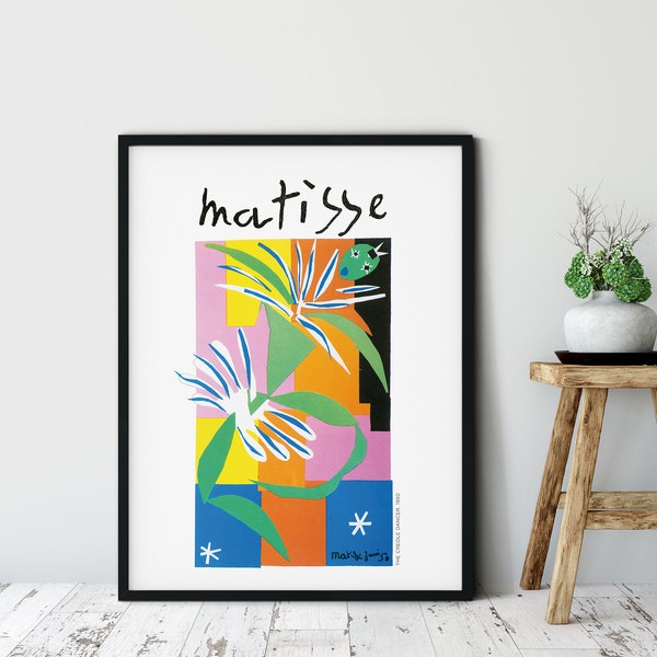 Matisse Print, Henri Matisse Art Exhibition Poster, The Creole Dancer, 1950, Digital Download, Home Wall Decor