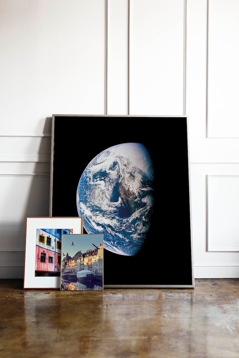 Earth Print NASA Earth Art Photography Earth Etsy