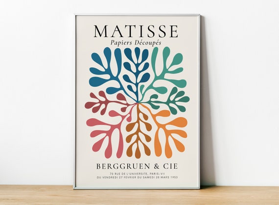 Matisse 'papiers Decoupes' Exhibition Print, Mid-century Modern