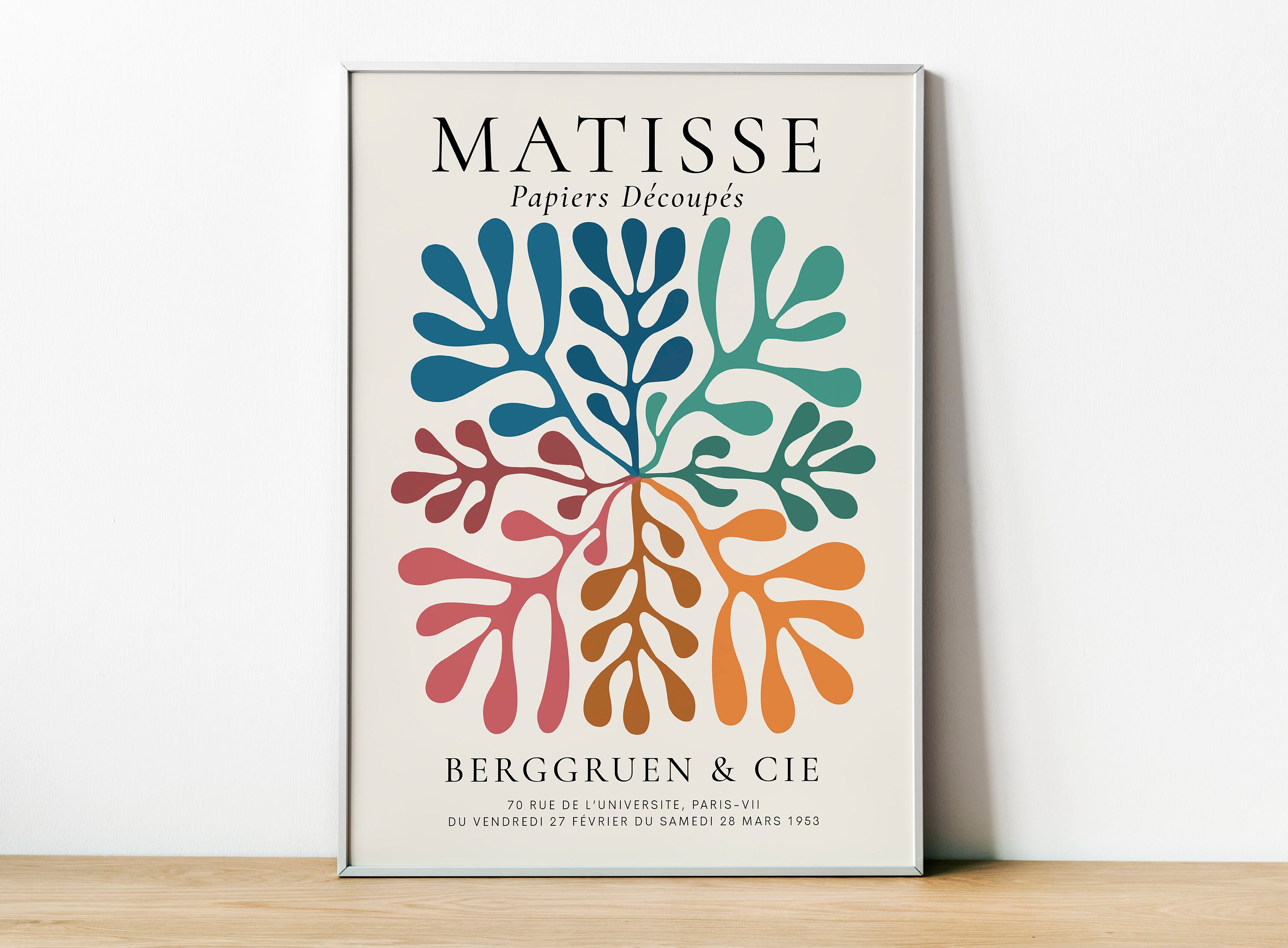 Matisse 'papiers Decoupes' Exhibition Print, Mid-century Modern