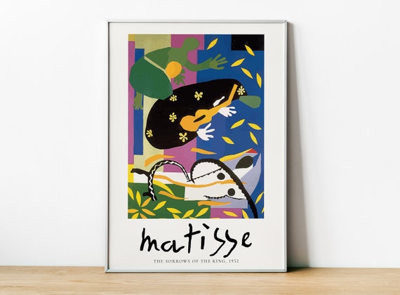 Vintage Matisse “The Sorrows of the King” Lithograph Art Vintage Matisse “The Sorrows of the King” Lithograph Art