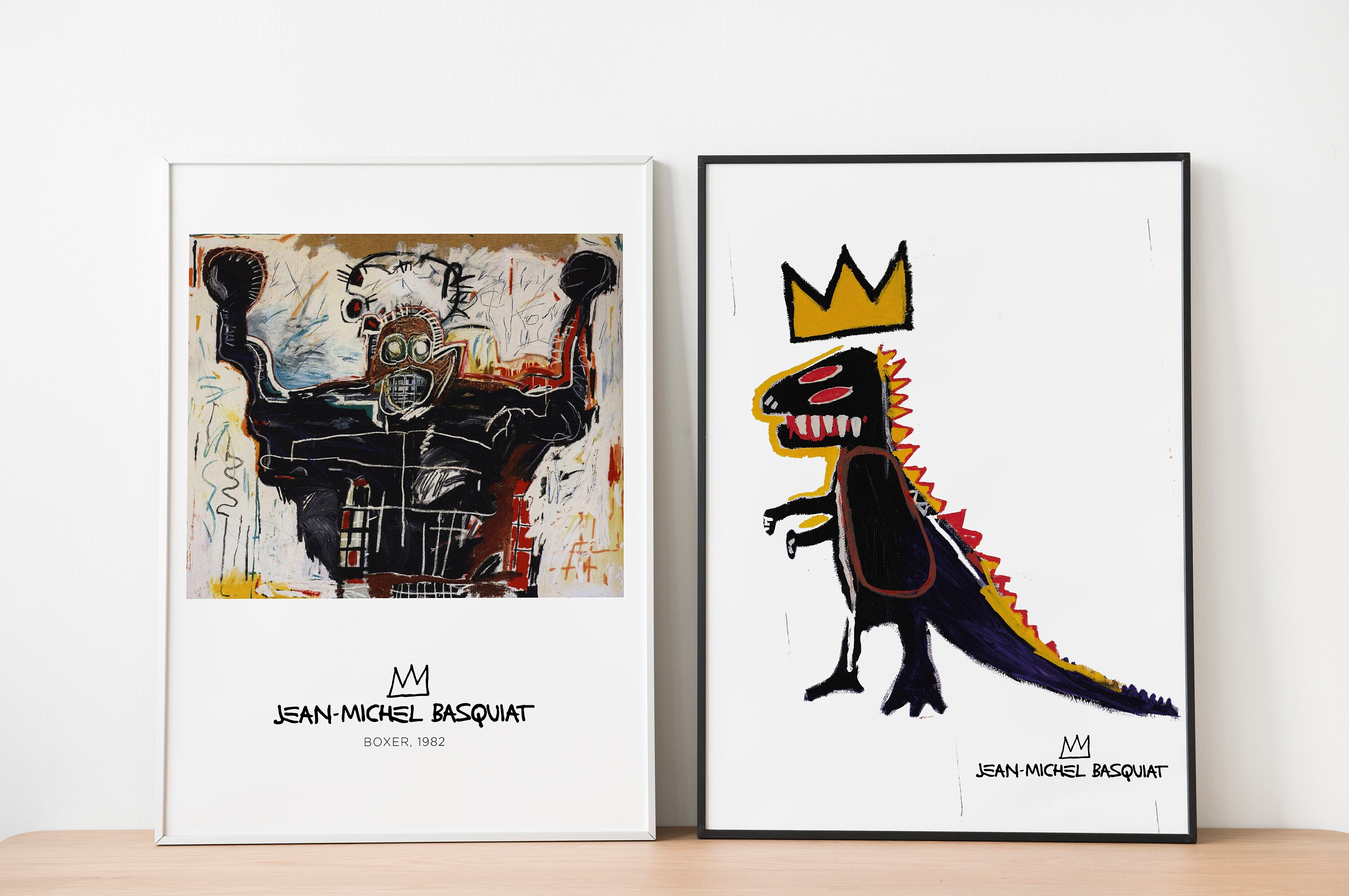JeanMichel Basquiat Poster Boxer 1982 Pop Art Etsy
