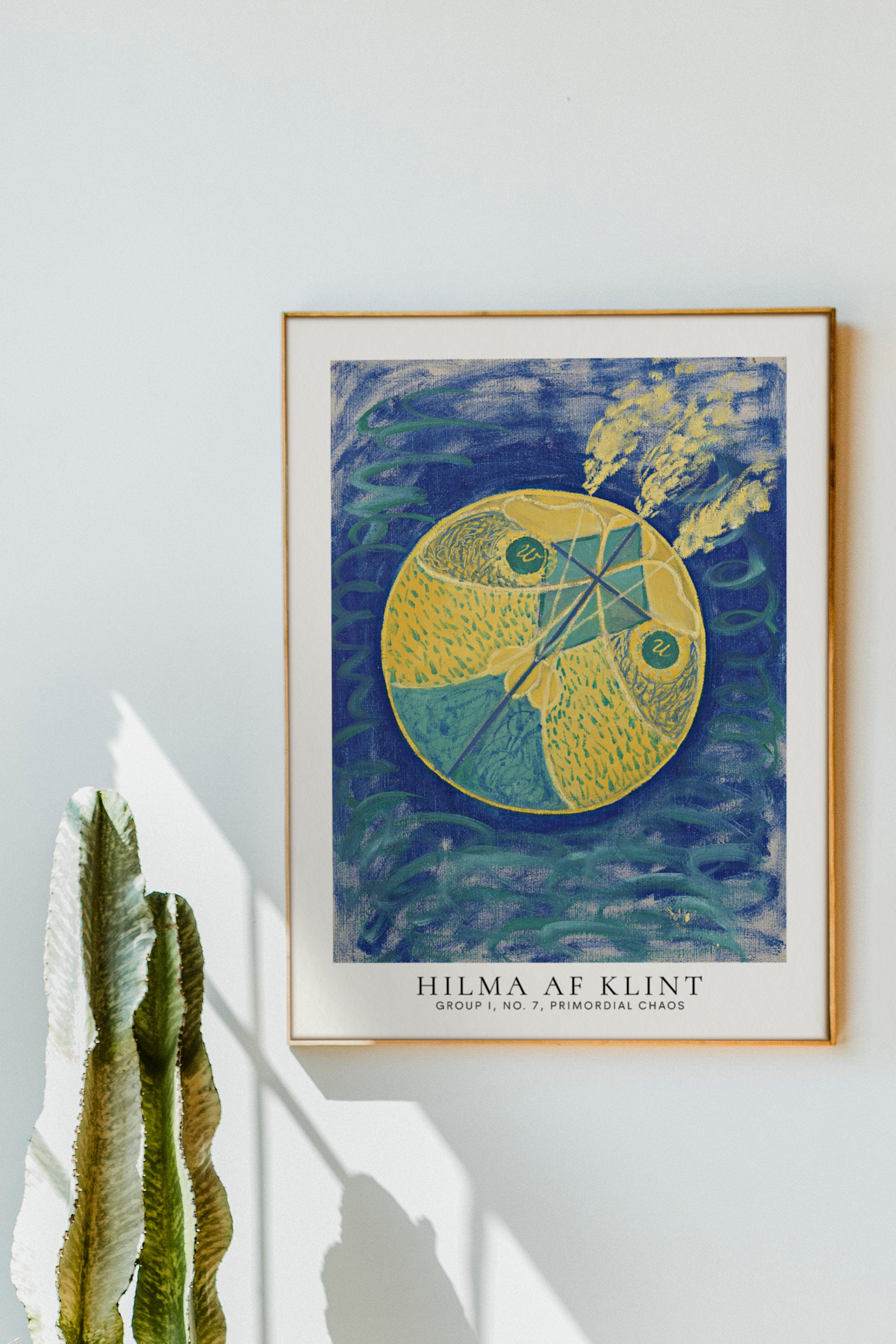 Hilma Af Klint Art Print, Primordial Chaos, Abstract Wall Decor