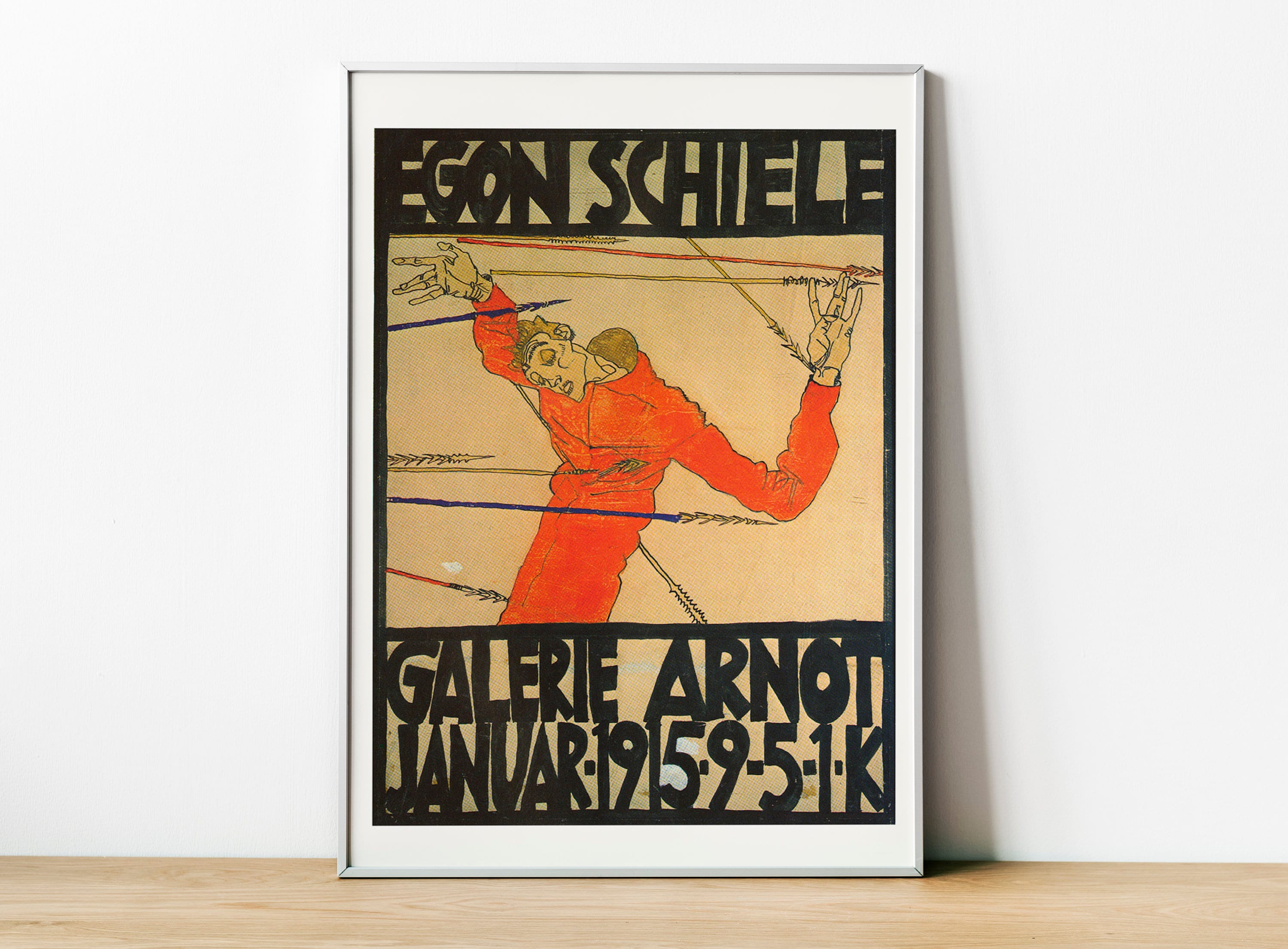 Egon Schiele Galerie Arnot Self-portrait, Egon Schiele Print, Home